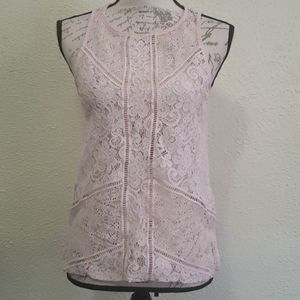 GU EXPRESS size small light pink lace top